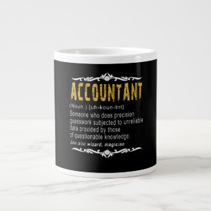 Accountant Funny Definition Custom Gift Large Coffee Mug