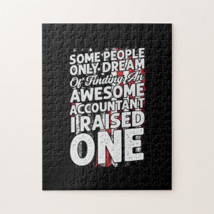 Accountant Gift   An Awesome Accountant Jigsaw Puzzle