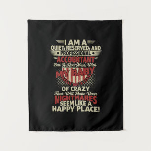 Accountant Gift   I Am A Professional Accountant Tapestry