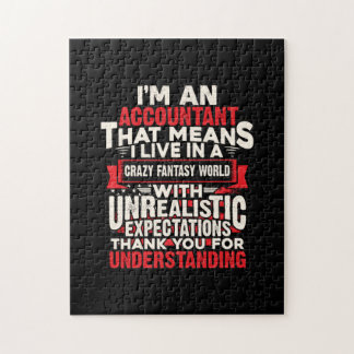 Accountant Gift | I Am An Accountant Jigsaw Puzzle