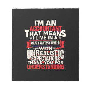 Accountant Gift   I Am An Accountant Notepad
