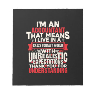Accountant Gift | I Am An Accountant Notepad