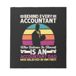 Accountant Gift   Is An Accountant Dad Notepad