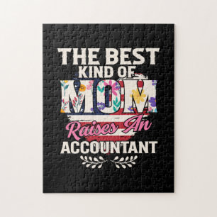 Accountant Gift Mom Raise An Accountant Jigsaw Puzzle