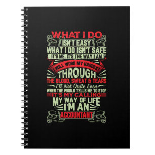 Accountant Gift My Way Of Life Im An Accountant Notebook