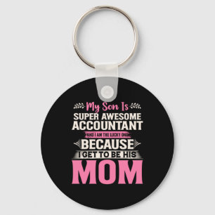 Accountant Gift Super Awesome Accountant Keychain