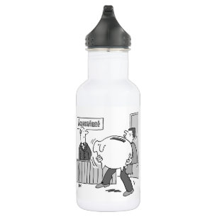 Accountant has a Client with Giant Piggy Bank 532 Ml Water Bottle