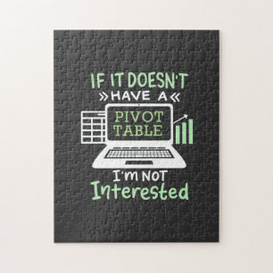 Accountant Have A Pivot Table Jigsaw Puzzle