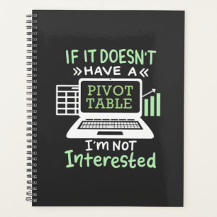 Accountant Have A Pivot Table Planner