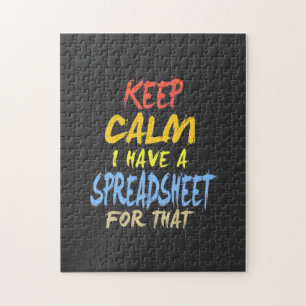 Accountant Have A Spreadsheet For That Jigsaw Puzzle