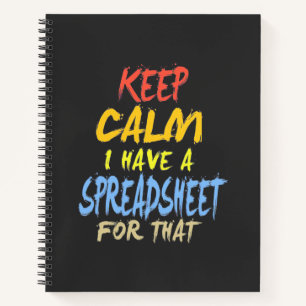 Accountant Have A Spreadsheet For That Notebook