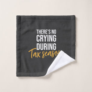 Accountant In Tax Season Wash Cloth