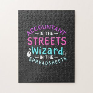 Accountant In The Streets Jigsaw Puzzle