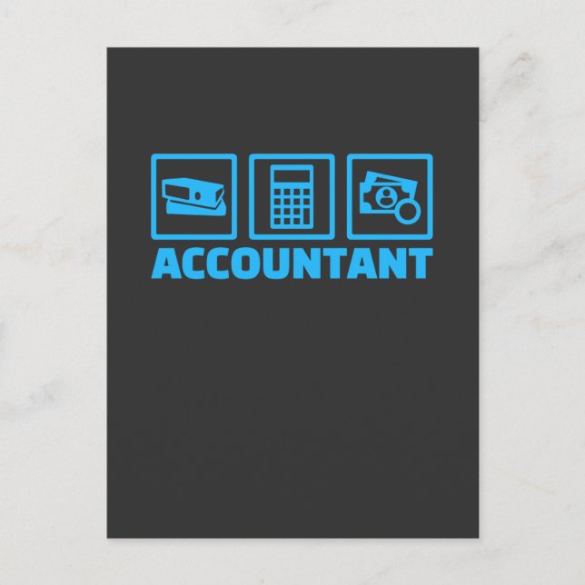 Accountant Life Invitation Postcard (Front)
