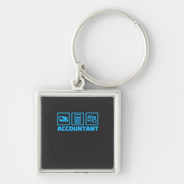 Accountant Life Keychain (Front)