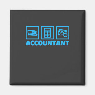 Accountant Life Magnet