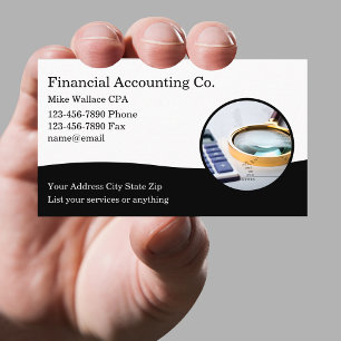 Accountant Modern Business Cards Template