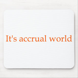 Accountant Mouse pad