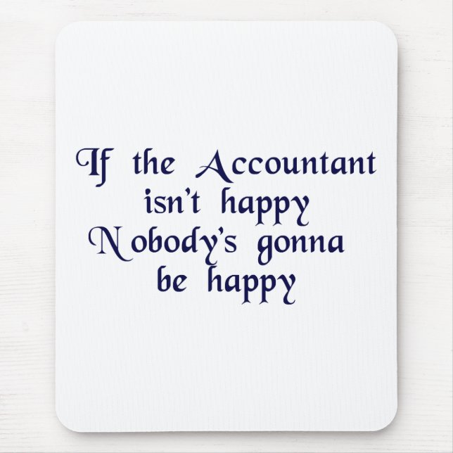 Accountant Mouse Pad (Front)