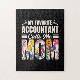 Accountant My Favourite Accountant Calls Me Mom Jigsaw Puzzle
