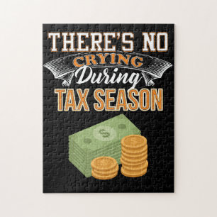 Accountant No Crying During Tax Season Jigsaw Puzzle