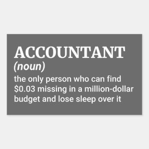 Accountant : One Who Fixes Your Financial Mistakes Sticker