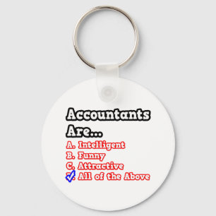 Accountant Quiz...Joke Keychain