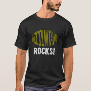 Accountant Rocks Profession Career Worker T-Shirt