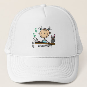 Accountant Stick Figure Trucker Hat