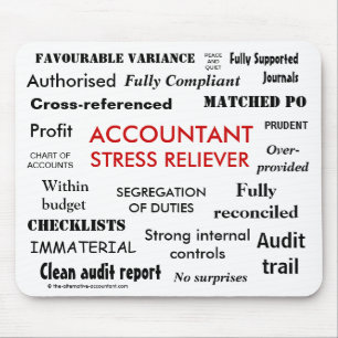 Accountant Stress Reliever - Stress Manager Mouse Pad