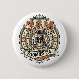 Accountant Tax Season Cat Accountant Tax Season Ca 2 Inch Round Button