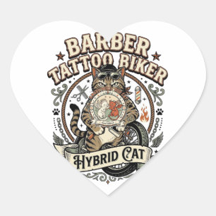 Accountant Tax Season Cat Accountant Tax Season Ca Heart Sticker