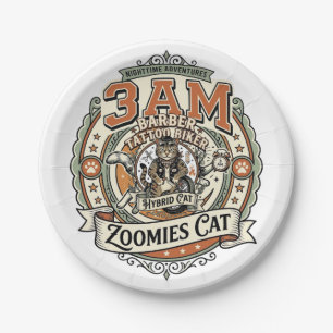 Accountant Tax Season Cat Accountant Tax Season Ca Paper Plate