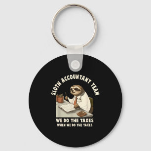 Accountant tax season day accounting taxation keychain
