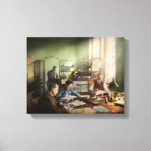 Accountant - The- Bookkeeping dept 1902 Canvas Print