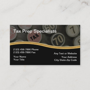 Accountant Unique Modern Business Cards