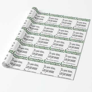ACCOUNTANT WRAPPING PAPER