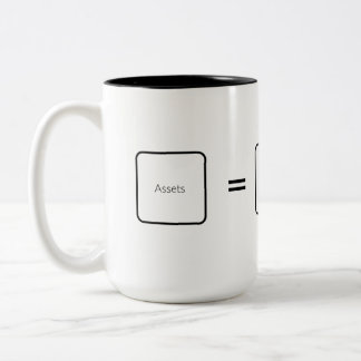 Accountant's Equation Two-Tone Coffee Mug