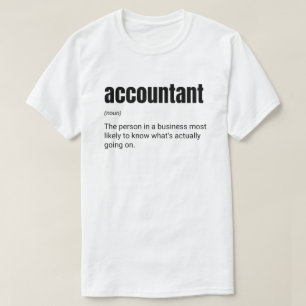 Accountants Funny Job Definition T-Shirt