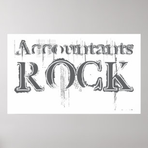Accountants Rock Poster