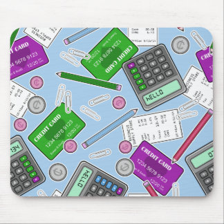 Accounting / Accountant Themed Pattern Mouse Pad