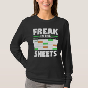 Accounting Analyst Spreadsheet Funny Freak In The T-Shirt