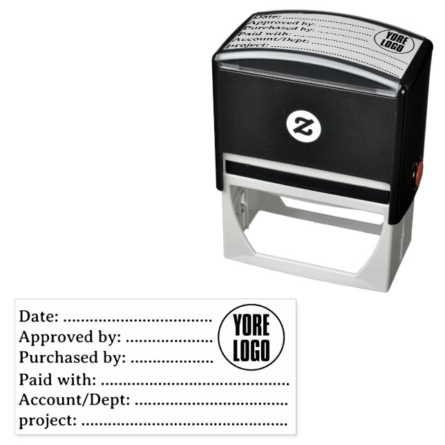 Accounting AP Purchase Project Invoice Approval  Self-inking Stamp (In Situ)