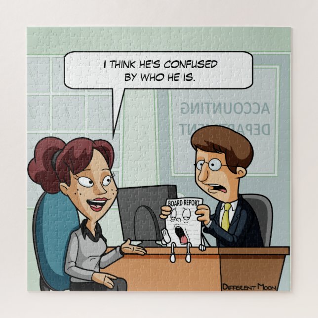 Accounting Board of Directors Pun Jigsaw Puzzle (Vertical)
