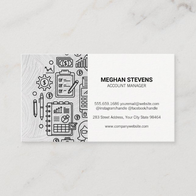 Accounting | Book Keeper Appointment Card (Front)