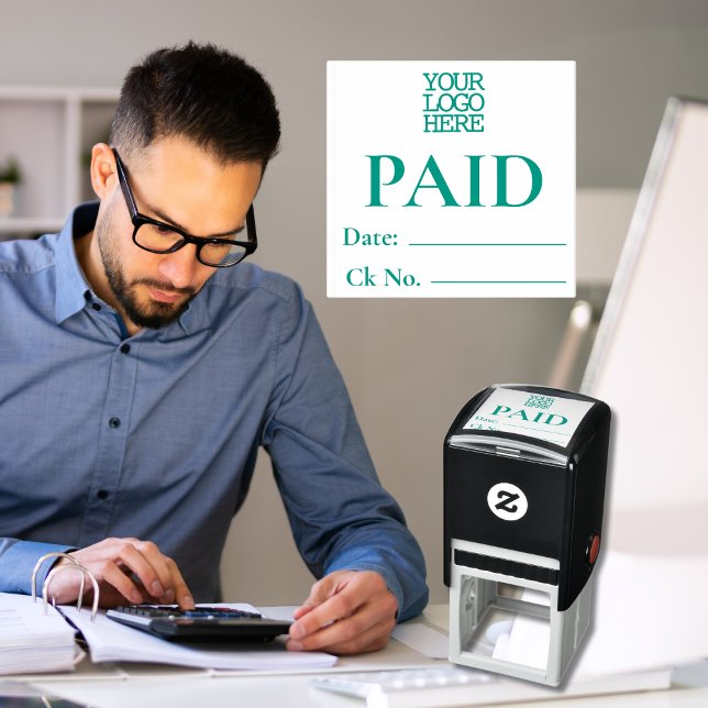 Accounting Bookkeeping Invoice Paid Self-inking St Stamp (Creator Uploaded)