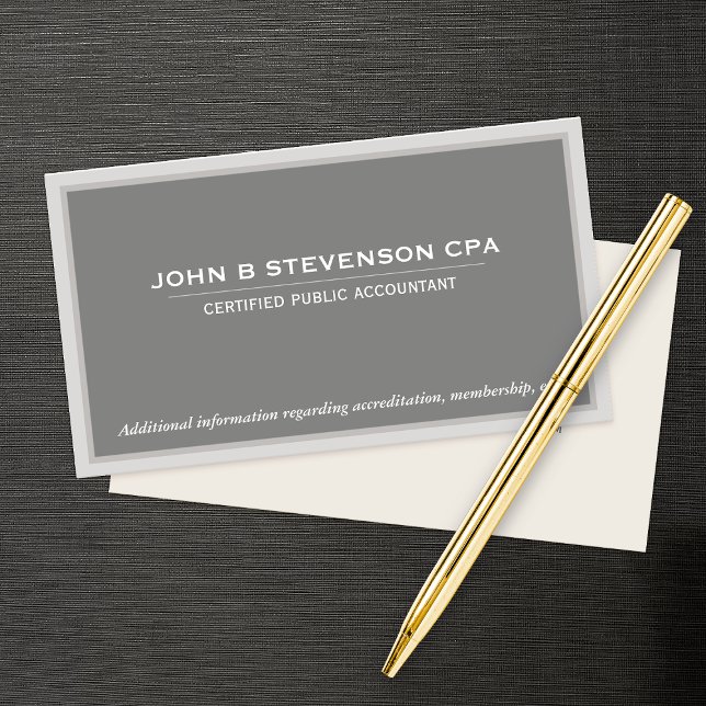 Accounting  Business Card (Creator Uploaded)