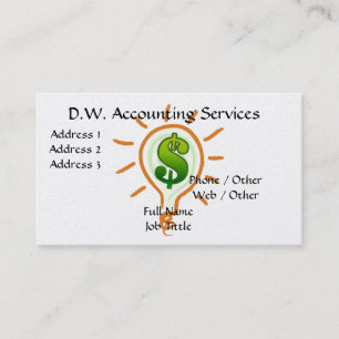 ACCOUNTING / BUSINESS SERVICES PHOTO CARD
