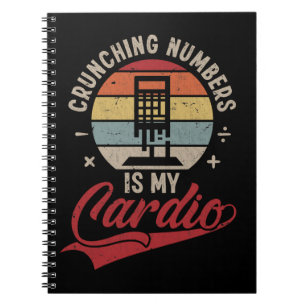 Accounting Calculator Humour CPA Bookkeeping Notebook