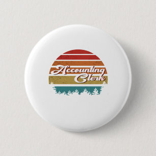 Accounting Clerk Tshirt Work Is God's Good Gift.pn 2 Inch Round Button